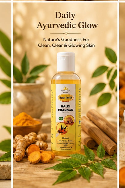 Royal In Rich Haldi Chandan Face Wash – Anti Blemishes & Pigmentation Face Wash | 100ml