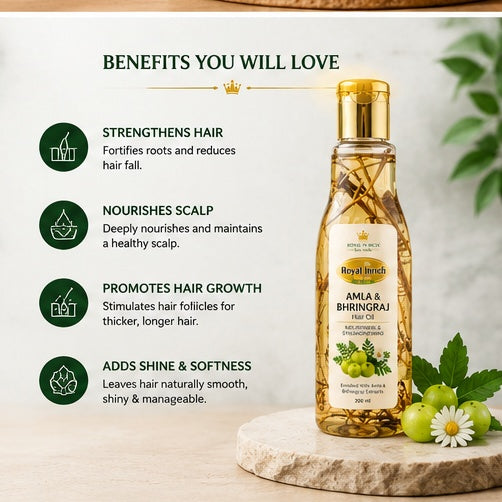 Royal In Rich Herbal Hair Oil – Nourishes Scalp & Strengthens Hair Naturally