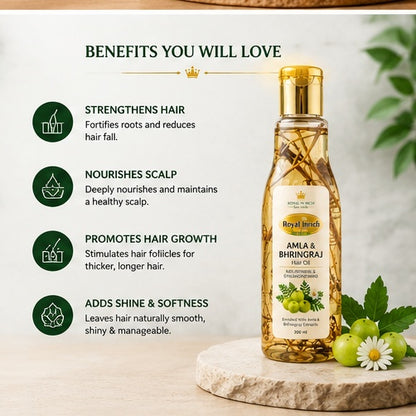 Royal In Rich Herbal Hair Oil – Nourishes Scalp & Strengthens Hair Naturally