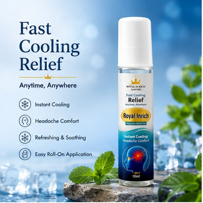 Royal In Rich Stress Relief Roll-On Gel – Natural Relaxation & Head Comfort Roll-On | 10ml