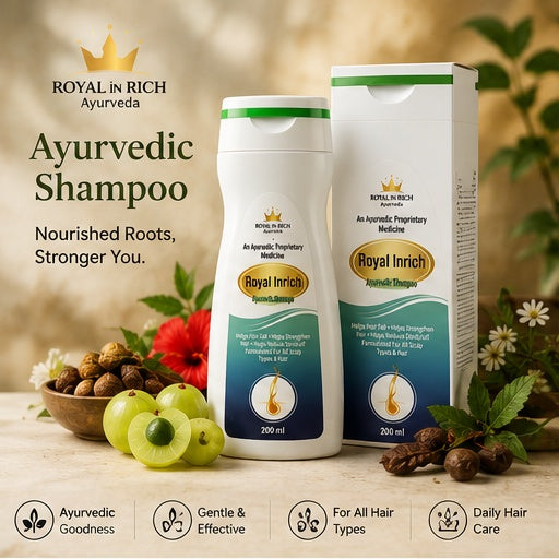 Royal In Rich Herbal Shampoo – Helps Reduce Hair Fall & Strengthens Hair | 200ml