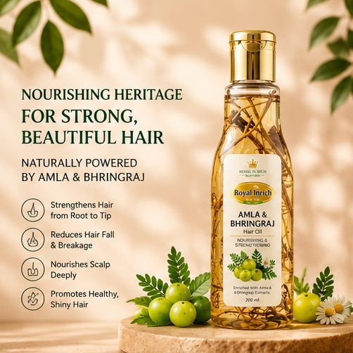 Royal In Rich Herbal Hair Oil – Nourishes Scalp & Strengthens Hair Naturally