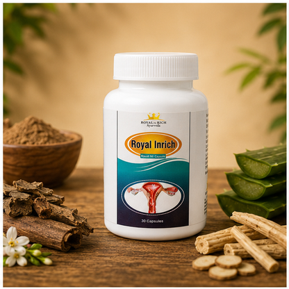 Royal In Rich Rasoli Nil Capsules – Ayurvedic Women's Wellness Capsules for Uterine Health | 30 Capsules