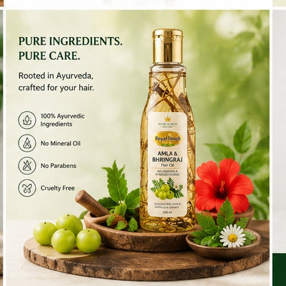 Royal In Rich Herbal Hair Oil – Nourishes Scalp & Strengthens Hair Naturally