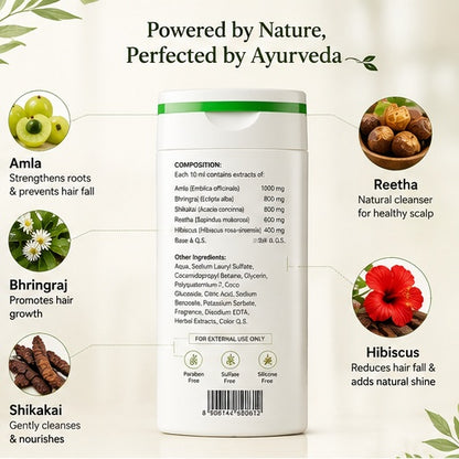 Royal In Rich Herbal Shampoo – Helps Reduce Hair Fall & Strengthens Hair | 200ml