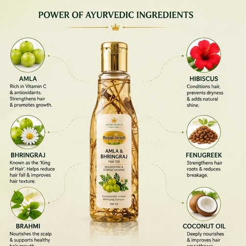 Royal In Rich Herbal Hair Oil – Nourishes Scalp & Strengthens Hair Naturally