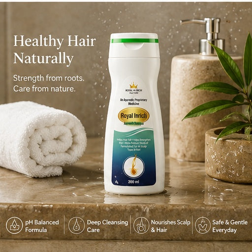 Royal In Rich Herbal Shampoo – Helps Reduce Hair Fall & Strengthens Hair | 200ml