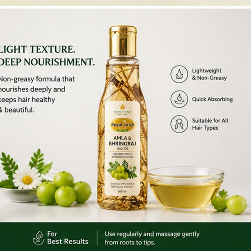 Royal In Rich Herbal Hair Oil – Nourishes Scalp & Strengthens Hair Naturally
