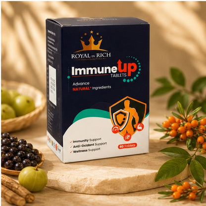 Royal In Rich ImmuneUp Tablets – Natural Immunity Booster with Ayurvedic Ingredients | 60 Tablets