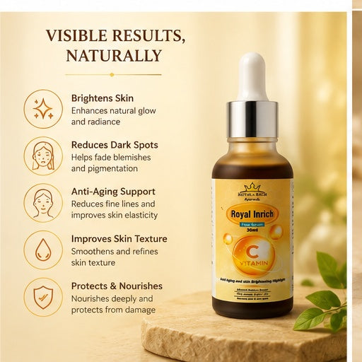Royal In Rich Vitamin C Face Serum – Skin Brightening & Glow Serum | 30ml