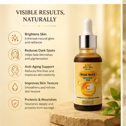 Royal In Rich Vitamin C Face Serum – Skin Brightening & Glow Serum | 30ml