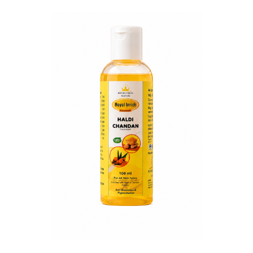 Royal In Rich Haldi Chandan Face Wash – Anti Blemishes & Pigmentation Face Wash | 100ml
