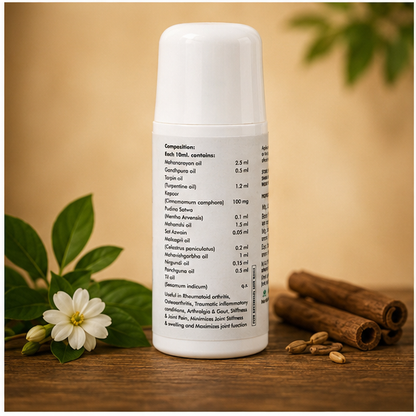 Royal In Rich Pain Oil Roll On – Ayurvedic Muscle & Joint Pain Relief Oil | 50ml