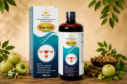 Royal In Rich Uterine Tonic – Ayurvedic Women's Health Syrup for Hormonal Balance & Reproductive Wellness | 500ml
